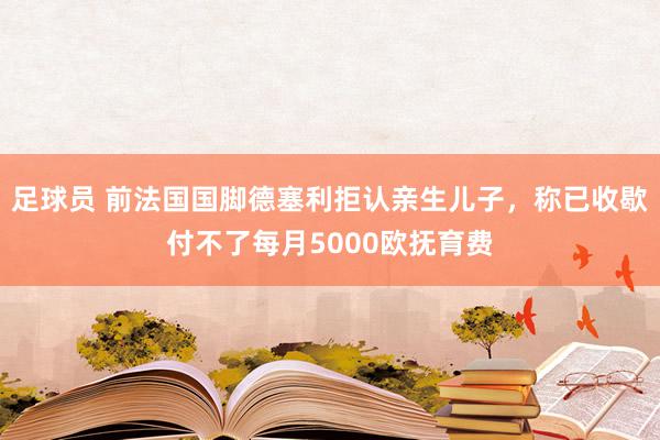 足球员 前法国国脚德塞利拒认亲生儿子，称已收歇付不了每月5000欧抚育费